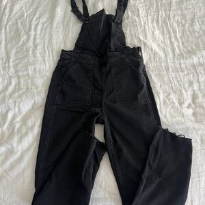 Madewell Black Overalls